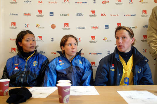 Jane Törnqvist, Hanna Ljungberg och Malin Andersson