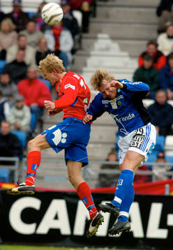 Gustaf Andersson, Helsingborg i nickduell med Tom Kåre