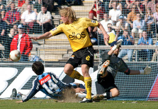 Babis Stefanidis, Djurgården sätter 1-0 bakom Johan