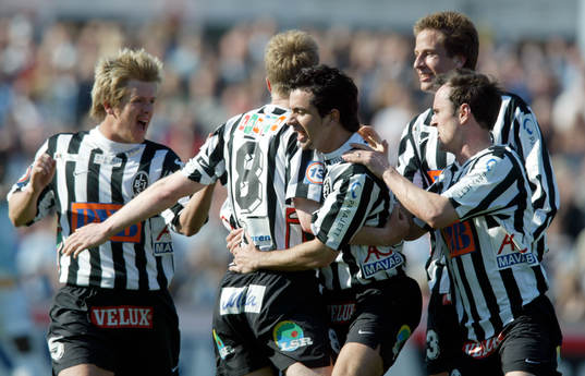 Landskrona, jubel, sedan, Henrik Nilsson, - 8- gjort 2-2