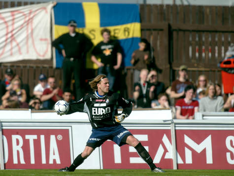 Björn Stringheim, målvakt, inkast