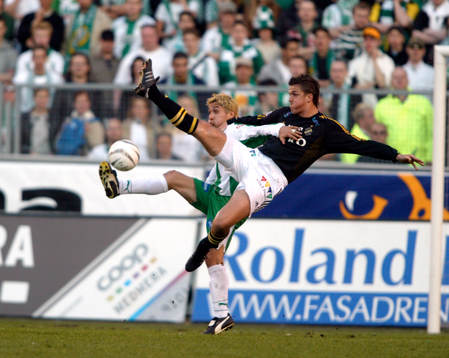 Pablo Pinones-Arce, Hammarby och Per Nilsson, AIK