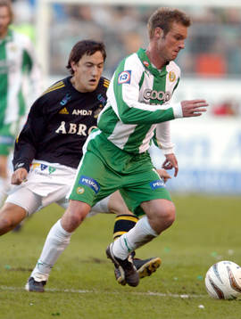 Stefan Ishizaki, AIK och Mikkel Jensen, Hammarby
