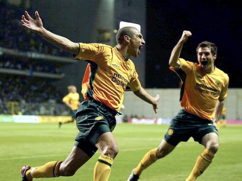 Henrik Larsson, Celtic (Jubel)
