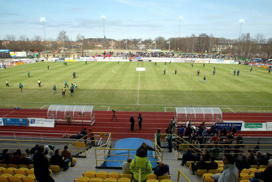 Enavallen, plan, fotbollsplan, läktare