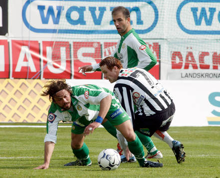 Alexander Östlund, Alexander Farnerud ( i mitten) och