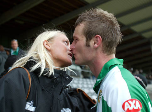 Mikkel Jensen med  flickvän