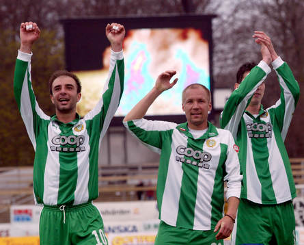 Kennedy Bakircioglü, Antti Pohja och Johan Andersson,