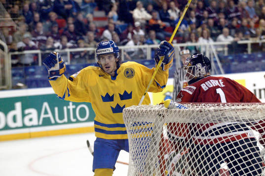 Jublet som kom av sig... Henrik Zetterberg, Sverige jublar