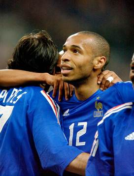 Thierry Henry, Frankrike jublar