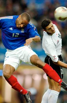 Thierry Henry, Frankrike och Hosam Ghaly, Egypten i