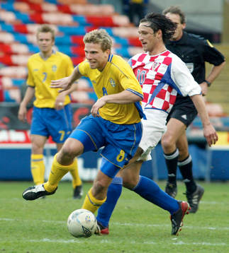 Anders Svensson, Sverige och Niko Kovac, Kroatien