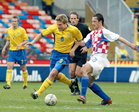 Anders Svensson, Sverige och Niko Kovac, Kroatien