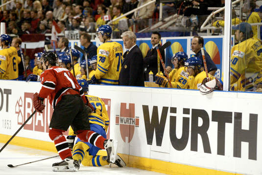 Ishockey, VM, Sverige, bås