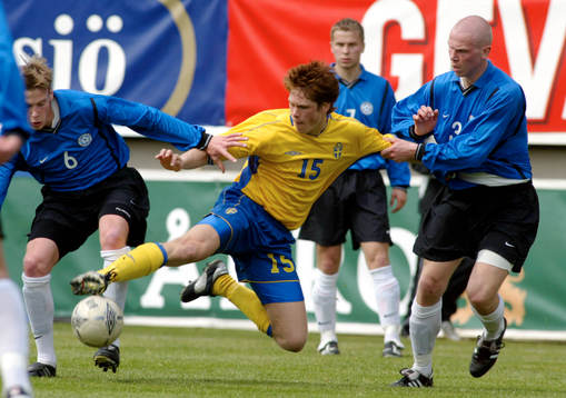 Johan Andersson vräks omkull