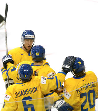 Jörgen Jönsson, Henrik Zetterberg och Jonas Höglund,