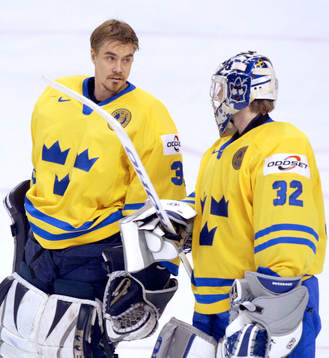 Tommy Salo och Mikael Tellqvist, målvakt, Sverige