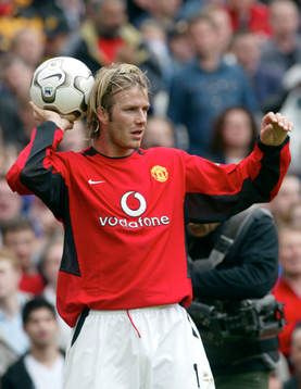David Beckham. Inkast