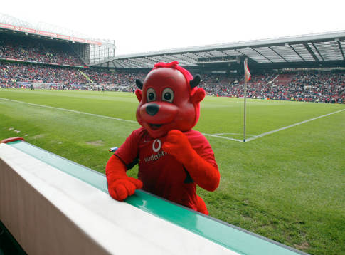 Old Trafford, maskot, stadion