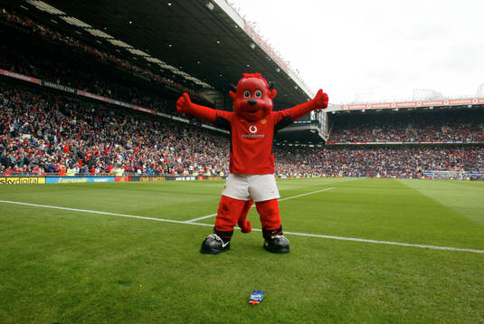 Old Trafford, stadion, maskot