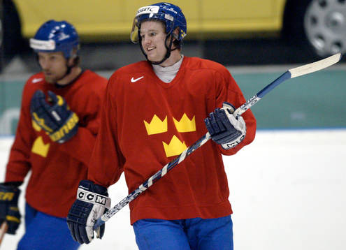 Ishockey, VM, Sverige, träning, NIKLAS KRONVALL