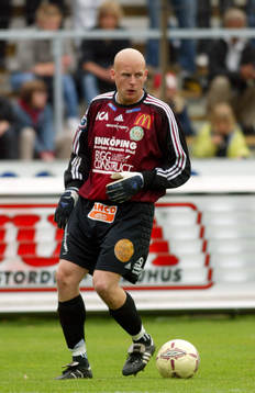 Fotboll, Allsvenskan, Henrik Johansson, målvakt,  Enköping