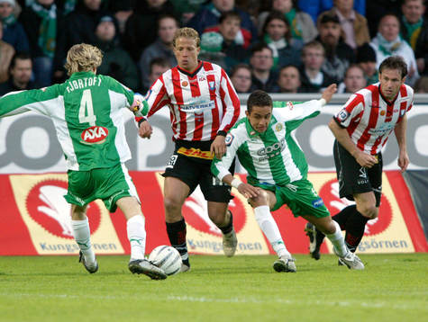 Karl-Oskar Fjörtoft och Elvis Da Silva Santana, Hammarby
