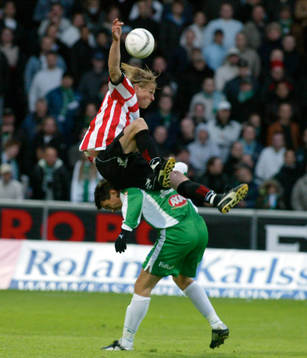 Markus Rosenberg, Malmö och Johan Andersson, Hammarby