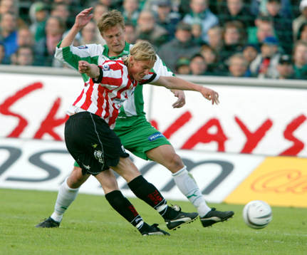 Markus Rosenberg, Malmö gör bort Jonas Stark, Hammarby