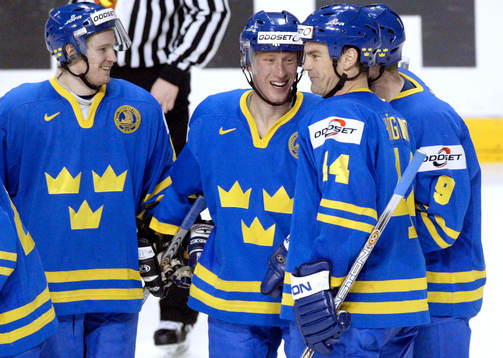 Jörgen Jönsson, gjorde Sveriges fjärde mål. Niklas