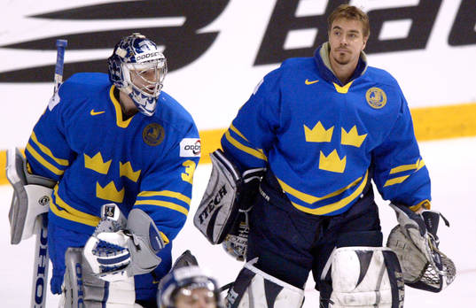 Tommy Salo och Mikael Tellqvist, målvakt, Sverige