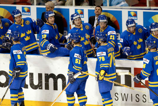 Ishockey, VM, Sverige, bås