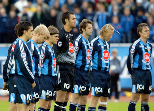 Djurgården, tyst minut