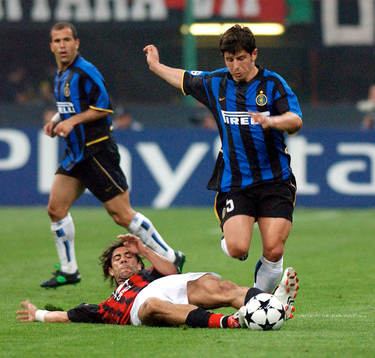 Fotboll, Champions League, Milan - Inter