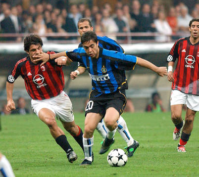 Fotboll, Champions League, Milan - Inter