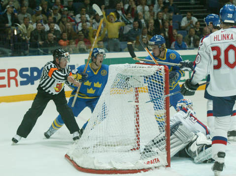 Ishockey, VM, Semifinal, Slovakien - Sverige, Mika Hannula,