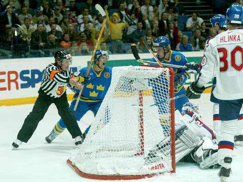 Ishockey, VM, Semifinal, Slovakien - Sverige, Mika Hannula,