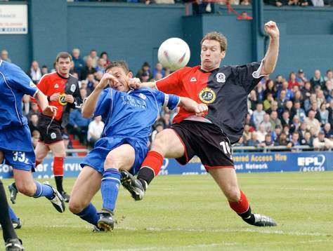 David Eyres,  Oldham och Kevin Gallen, QPR