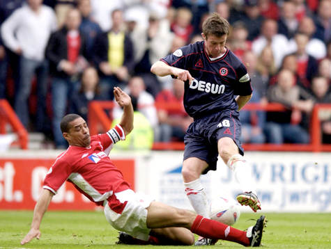 Fotboll, Engelsk, division 1, kval,  Nottingham Forest -