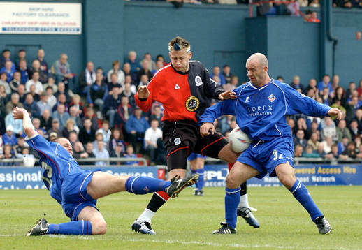 Fotboll, Engelsk, division 2, kval,  Oldham - Queens Park