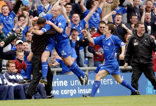 Fotboll, Engelsk, division 2, kval,  Oldham - Queens Park
