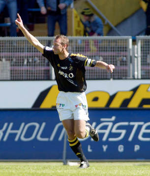 Krister Nordin, AIK, jubel