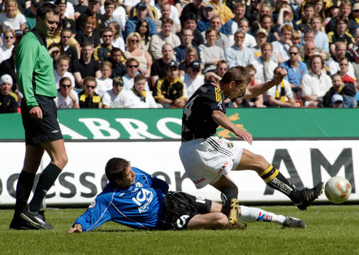 Igor Sypniewski, Halmstad och Krister Nordin AIK