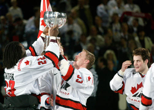 Ishockey, VM, Final, Kanada, guld, Anson Carter och Jimmy