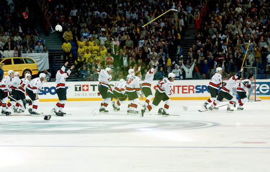 Ishockey, VM, Final, Kanada ,jubel