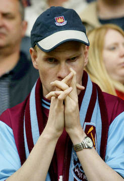 Deppande supporter