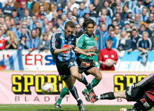 Johan Elmander, Djurgården och Marco Da Silva, Enköping