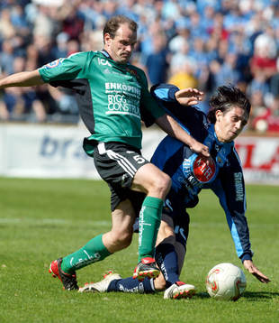 Peter Berggren, Enköping och Babis Stefanidis, Djurgården