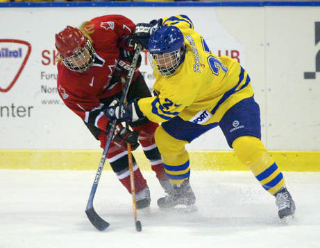 Ishockey, dam, Sverige - Kanada