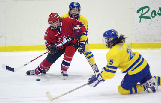 Ishockey, dam, Sverige - Kanada